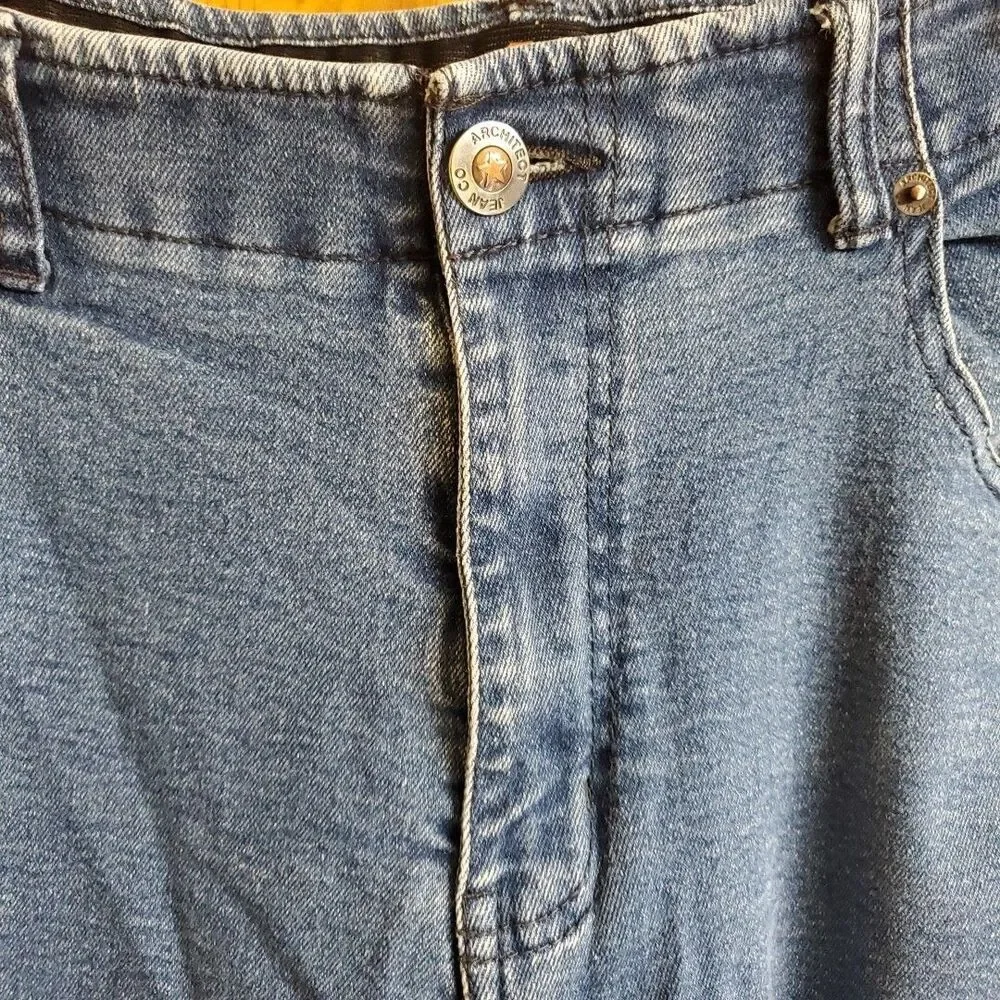 Architect 38x29 Regular Fit Jeans Mens Blue Active Flex Stretch Denim